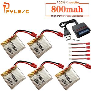 SYMA 드론 원격 제어 부품 업그레이드 3.7 V 800mAh 배터리 및 5 in 1 충전기 X21 X21W x26 X26A