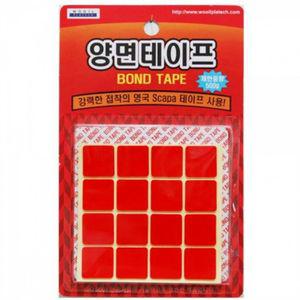 사각 양면테이프 16P 접착력 각종공예 사무용품