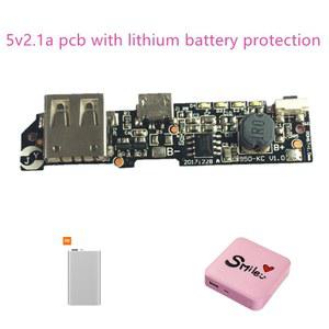 5V 1A 파워 뱅크 충전기 모듈 보조 회로 기판 PCB 스텝 부스트 보조 모듈 DIY 18650 샤오미용