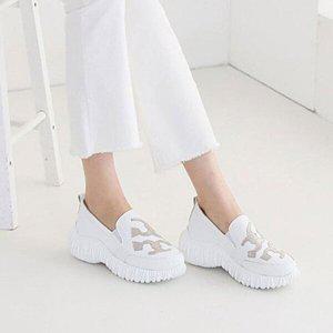 [셀러허브 1][HYD2K86L_51IM]셔링굽 슬립온 중년신발 운동화 통굽신발