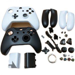 Xbox One 컨트롤러용 풀 쉘 하우징 교체 내부 프레임 LBRB 썸스틱 버튼 1708 화이트 블랙 케이스 커버 스킨