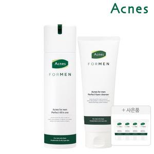 아크네스 포맨 퍼펙트 올인원200ml+폼클렌저150ml(올인원30mlx4개)(25년9월,26년5월)