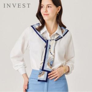 [인베스트] 럭셔리스카프배색블라우스_IN5S1BL5051