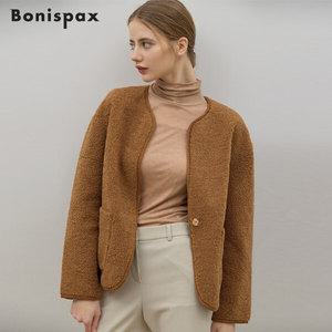 [보니스팍스][보니스팍스(Bonispax)] 리버시블 무스탕 자켓 (택가격 199000원)