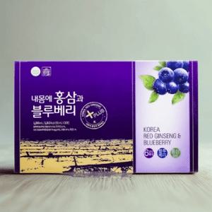 대동고려삼 내몸에 홍삼과 블루베리 50ml 30포 풍부하고 진한 맛과 향