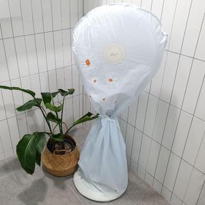 [IXHI5664_4B]덮개 풀커버 선풍기 블루 데이지