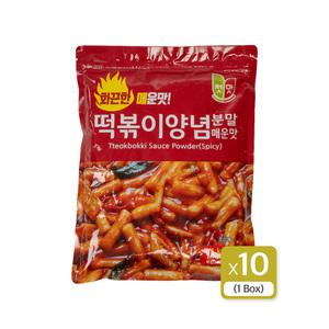 첫맛 떡볶이 양념분말 매운맛 1kg 10개입 황금레시피