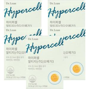 닥터린 하이퍼셀 알티지 오메가3 30캡슐x5박스
