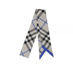 [버버리]25SS Skinny Check Silk Scarf   125661700