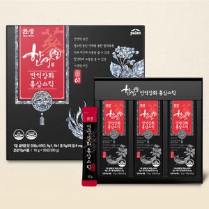한생 홍삼스틱  300g (10gx30포x1박스) /쇼핑백포장 홍삼선물세트