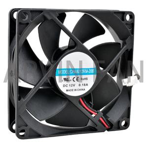인버터 파워 서플라이 용 냉각 FAN CHA8012RM-20B 8020 DC12V 0.18A 2 핀 2150rpm 8cm 80mm 80x80x20mm