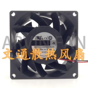 섀시 냉각 FAN AGE08038B24H 모델 DC24V 0.75A