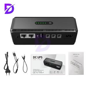 UPS 라우터 광학 캣 모니터 백업 전원 공급 장치, 무정전 전원, DCDC UPS 8800mah 10400mah 업그레이드, C