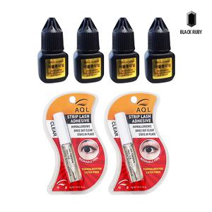 아클 롱타임 속눈썹 연장 글루 5ml x4 + 속눈썹 전용 접착제 5g x2