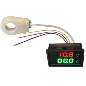 호환 홀 전류계 전압계 DC 0-300V  50A 100A 200A 400A 배터리 모니터 LED 디지털 전류 전압 측정기 12V 24