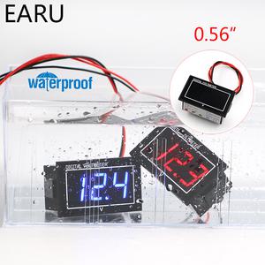 호환 DIY 0.56 인치 방수 LED 미니 디지털 전압계 전압 측정기 게이지 디스플레이 DC2.5-30V DC5-130V 바이