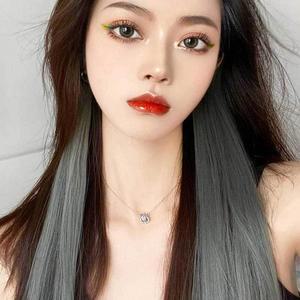 [JHQS7M9L_4B]헤어 붙임머리피스 헤어브릿지 탈색피스