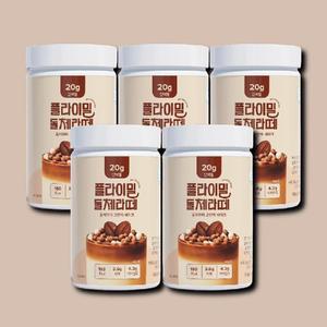 [기타] 플라이밀 단백질 쉐이크 대용량 630g 5개 돌체라떼맛