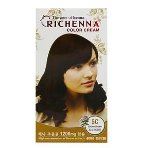 염색약/리체나 칼라크림 초코브라운 5C