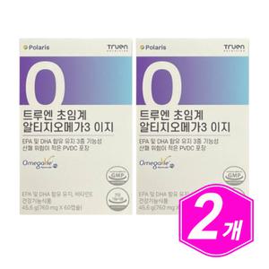 트루엔 초임계 알티지 오메가3 이지 60캡슐/ 2개 오메가쓰리 RTG OMEGA 3