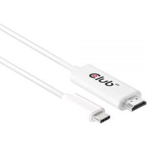 Club3D CAC-1514 USB C to HDMI 2.0 UHD 케이블 액티브 수/수 1.8 M./5.9 피트 557240