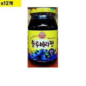 [셀러허브 패션][JHOMN626_52EB]식재료 도매 오뚜기 블루베리잼 500g x12개
