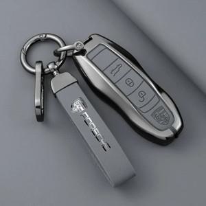 포르쉐 Panamera Spyder Carrera Macan Cayman Cayenne 911 970 981 991 키 체인 Fob 액세서리 용 패션 자