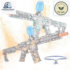 비비탄총 에어소프트건 권총 전동건 M416 전기 블래스터 총 장난감 팀 활동을 위한 충전식 자동 야외 완벽