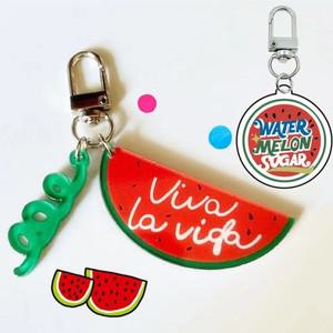 TV Serise Shining Watermelon 반짝이는 워터멜론 하은걸 코스프레 열쇠 고리 Viva La 가방 펜던트 액세서