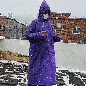 [엄지척]성인용 아웃도어 우비 레인코트 퍼플 레인코트 판초