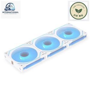플레이어 DVD 디스크 Lian UNI FAN SL-INF-120 RGB 안티 블레이드 화이트 120mm 3피스세트