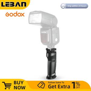 플레이어 DVD 디스크 Godox FG-40 핫 구두 플래시 핸들 그립 브래킷 홀더 Speedlite AD200