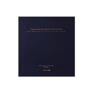 32000 세련모닝글로리 양장접착앨범 30매 네이비