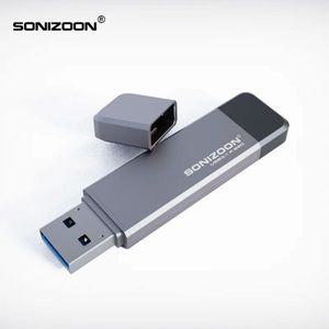 아이폰외장메모리 하드 SONIZOON PSSD USB31 128256GB512GB 휴대용 스테이트 플래시 드 PC 외부 USB30 펜