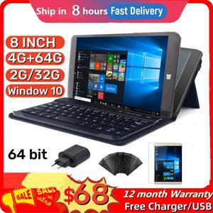 8인치 32 비트 AR1 Windows 포켓 태블릿 PC 픽셀 스크린 듀얼 카메라 쿼드 코어