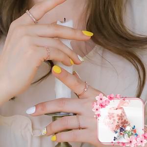 [ 달콤한 벚꽃사탕패키지] 참 좋은 당신을 만나 오늘도 행복합니다 반지 핑
