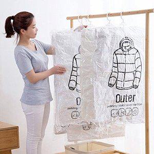 위생 방습 옷걸이형 진공 압축팩 Outer ZIP 입체형 (WF42136)