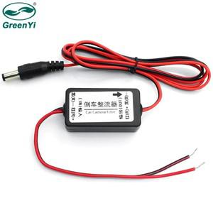 GreenYi 자동차 후면보기 정류기 백업 자동차 자동차 카메라 필터 용 12V DC 전원 릴레이 커패시터 필터 커