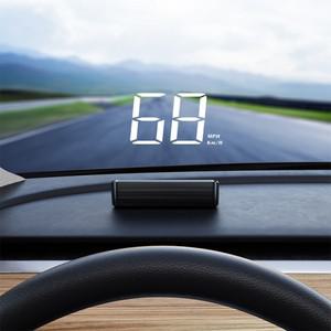 차량용 속도계 HUD GPS 헤드업 디스플레이 디지털 속도 계량기 앞유리 프로젝터 트럭 자동차  액세서리
