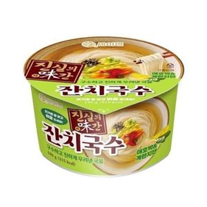 [키다리식품] 세이면 진실의미간 잔치국수 큰컵 196.5g 6개