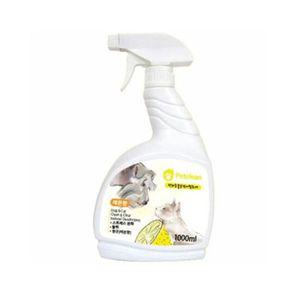 반려동물 위생 냄새 탈취제 레몬향 1000ml 1p
