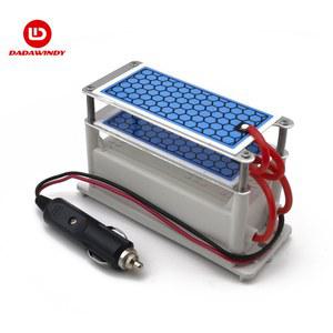 10g 휴대용 발생기 12V 공기 청정기 발생기 살균기 가정용 또는 자동차 청소기 살균기 포름 알데히드 제거