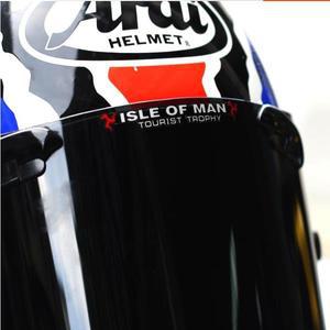 Isle Of Man TT 관광 트로피 오토바이 헬멧 스티커 도로 경주 비닐 데칼 장식 라이더
