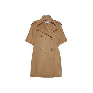 [막스마라]MAX MARA   여성 숏 슬리브 더블 케이프 패딩 판넬 코트 베이지 2347310636600 102145448