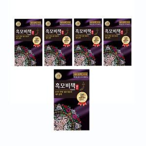 리엔 흑모비책골드 염색약 짙은갈색, 90g, 5개