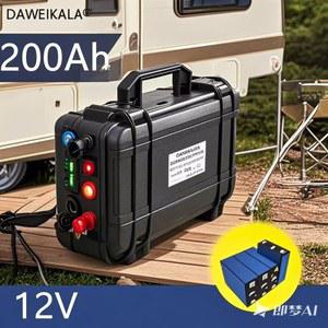 오네이 RV 12V 카트 인버터 저장 골프 모터에 에너지 200AH 인산염 LIFEPO4 방수