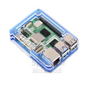 Raspberry Pi 5 아크릴 파란색 투명 교번 케이스 공식 방열판 팬과 호환 가능