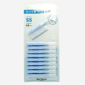 덴탈 치간 칫솔 치아 치실 이쑤시게 i형 10P 0.8