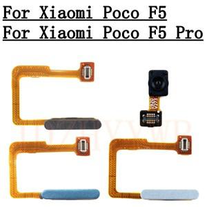 지문 스캐너 플렉스 케이블 Xiaomi Poco F5 Pro 홈 버튼 용 전원 켜기 끄기  센서