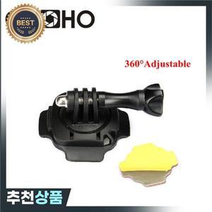 마운트 잠금 헬멧 360도 회전 + 스티커 곡선 베이스 Hero 13  DJI OSMO Action 4 5PRO